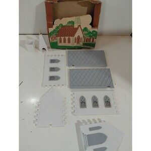 Plasticville O/S Gauge Model Railroad Scenery Church w/Box